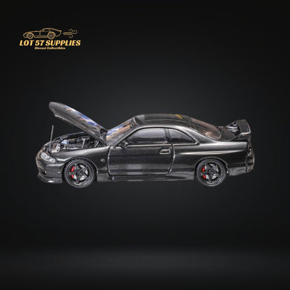 Focal Horizon Nissan Skyline GT-R R33 Black 1:64 - Evergreen Kings