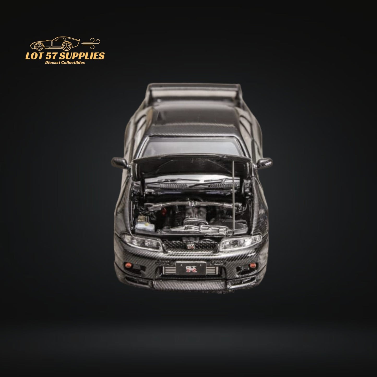 Focal Horizon Nissan Skyline GT-R R33 Black 1:64 - Evergreen Kings