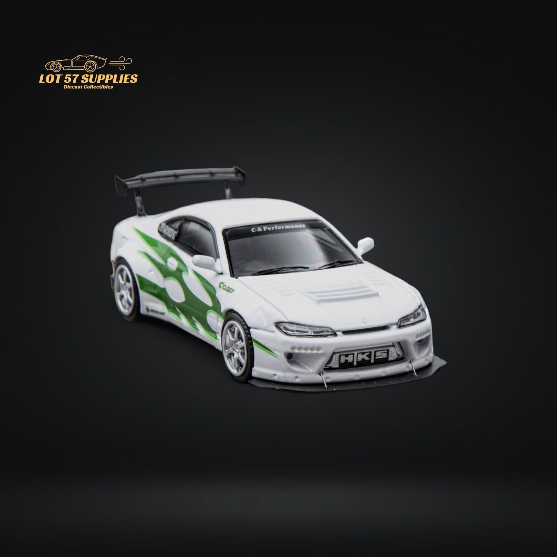 Focal Horizon Silvia S15 White - Green 1:64 - Evergreen Kings