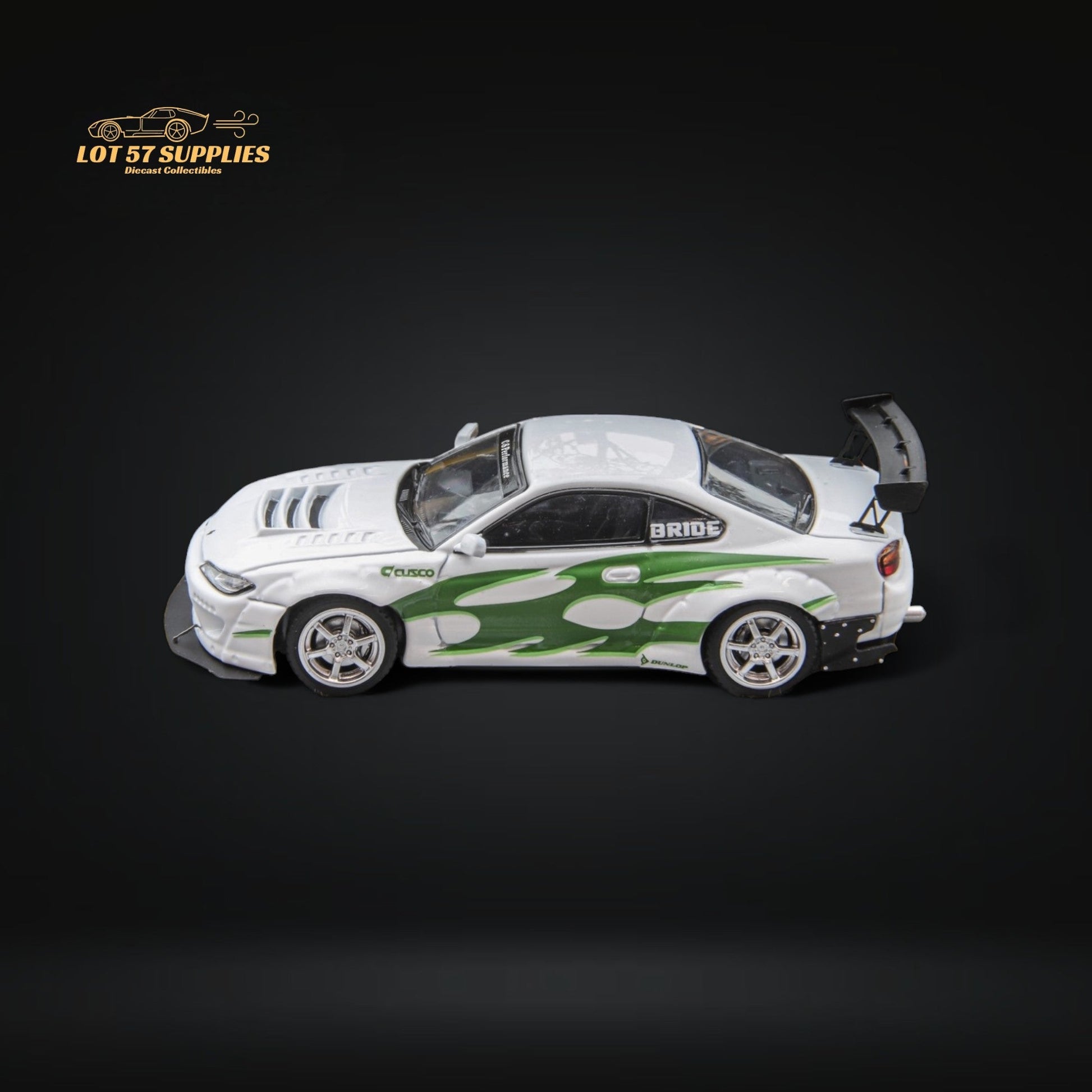 Focal Horizon Silvia S15 White - Green 1:64 - Evergreen Kings