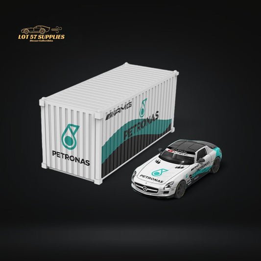 TimeMicro Mercedes Benz SLS Petronas Livery 1:64 - Evergreen Kings