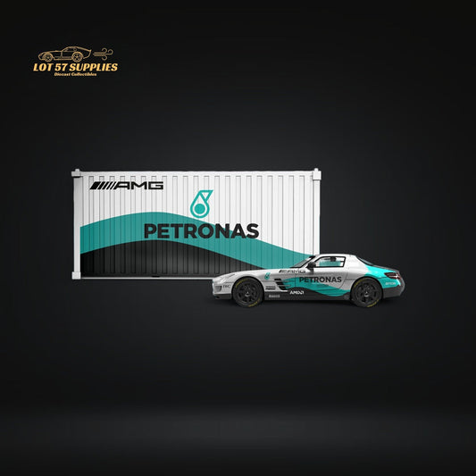 TimeMicro Mercedes Benz SLS Petronas Livery 1:64 - Evergreen Kings