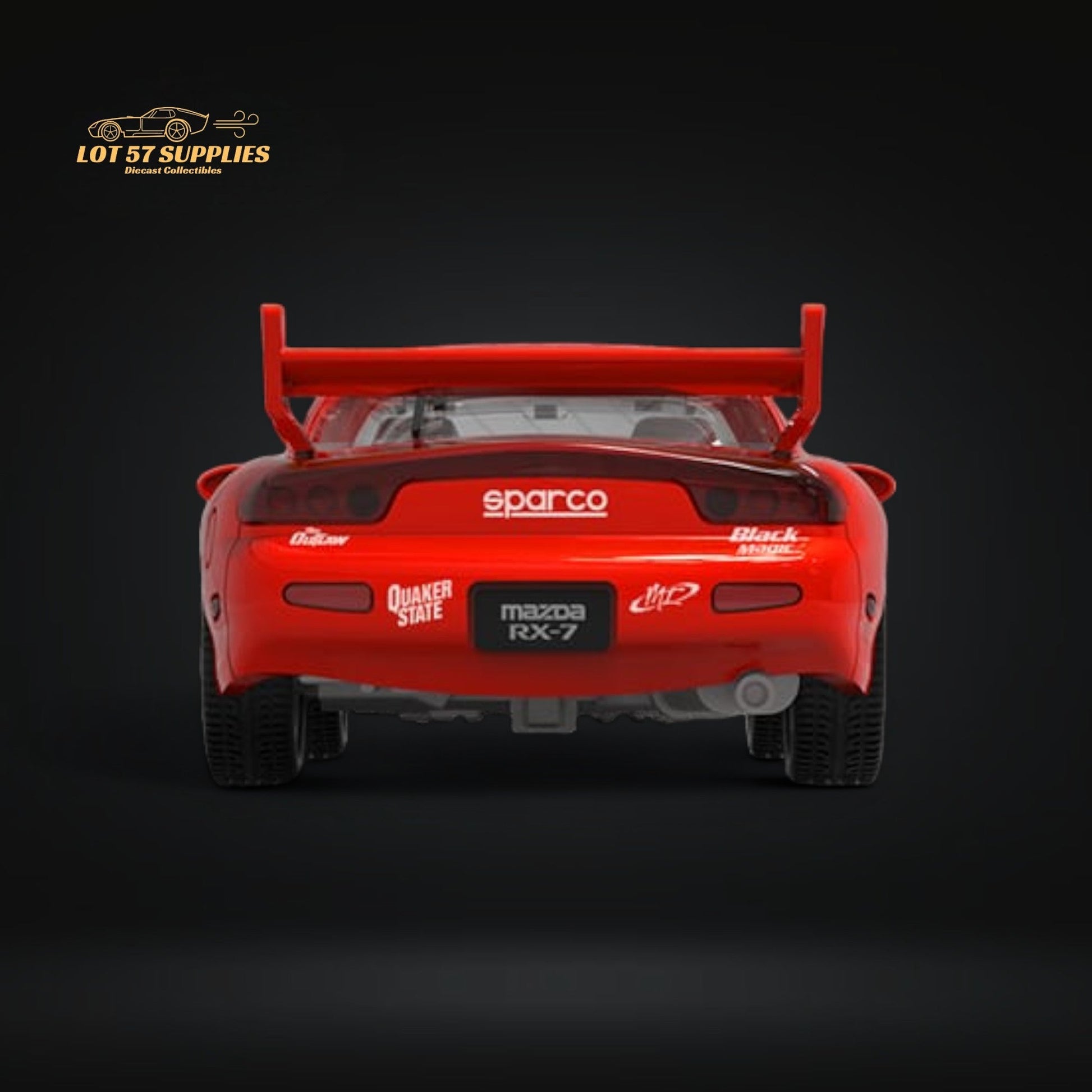 Mini Station Mazda RX-7 Red 1:64 - Evergreen Kings