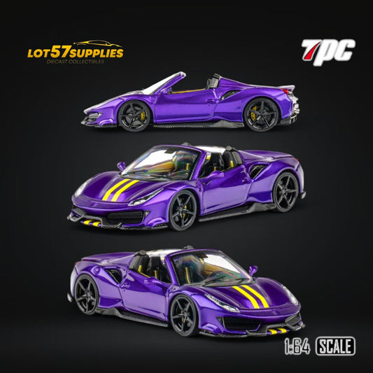 TPC Novitec 488 Roadster Deep Purple 1:64 - Evergreen Kings