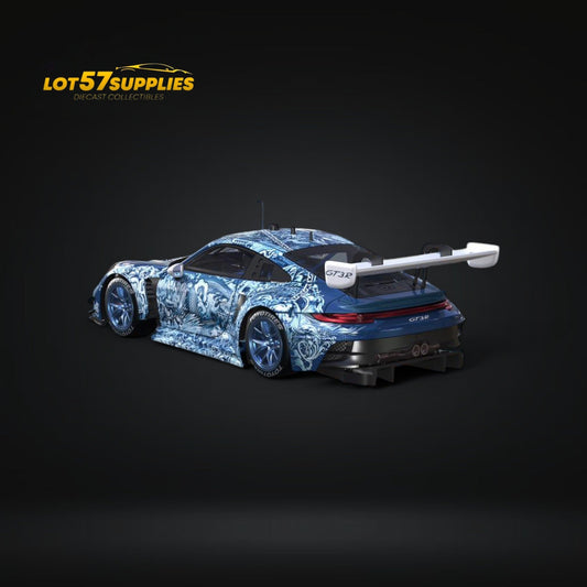 (Pre-Order) DCM Porsche 911 GT3 R Green Ocean 1:64 - Evergreen Kings