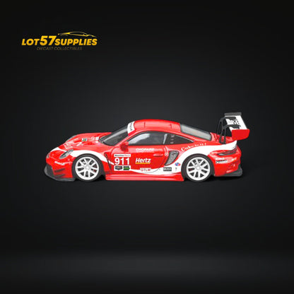 Pre-order Porsche 911 GT3 diecast model in Coca Cola livery, 1:64 scale by Lot57Supplies Diecast Shop, detailed miniature car.