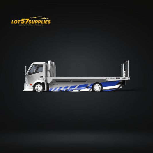 TimeMicro Hino 300 Flatbed 1:64 - Evergreen Kings