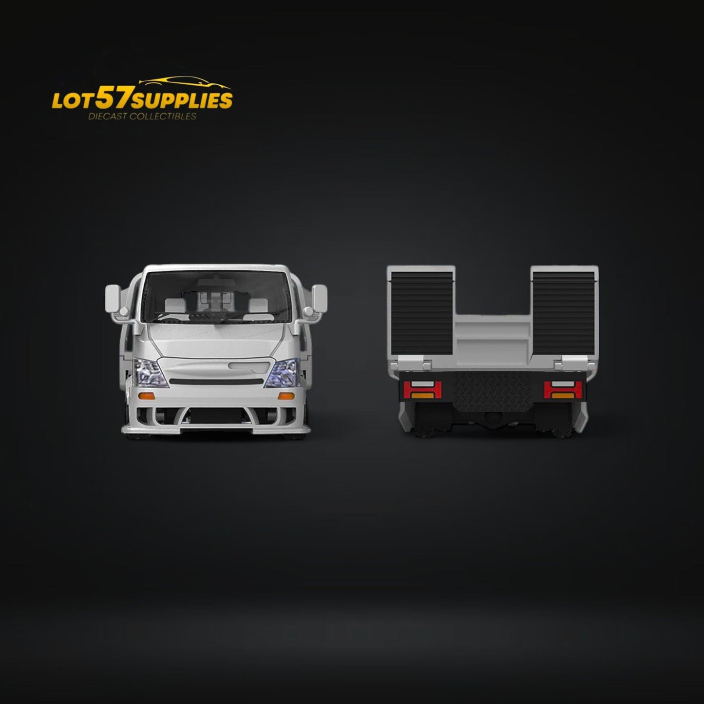 TimeMicro Hino 300 Flatbed 1:64 - Evergreen Kings