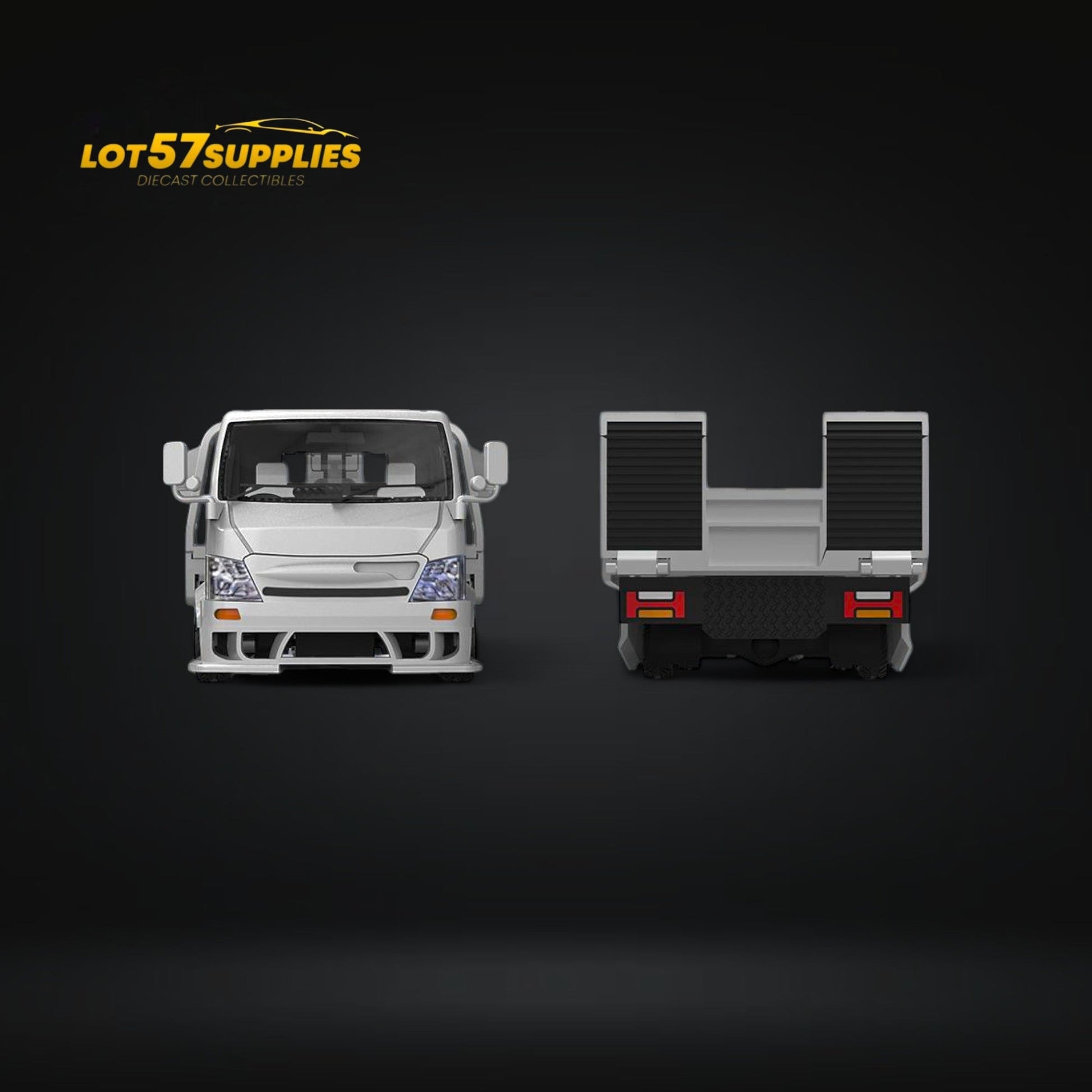 TimeMicro Hino 300 Flatbed 1:64 - Evergreen Kings