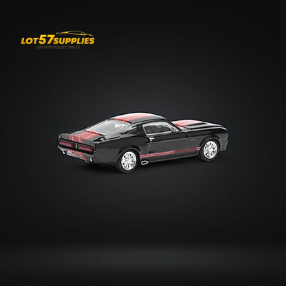 Pop Race Shelby Mustang GT500 Dark Chrome 1:64 - Evergreen Kings