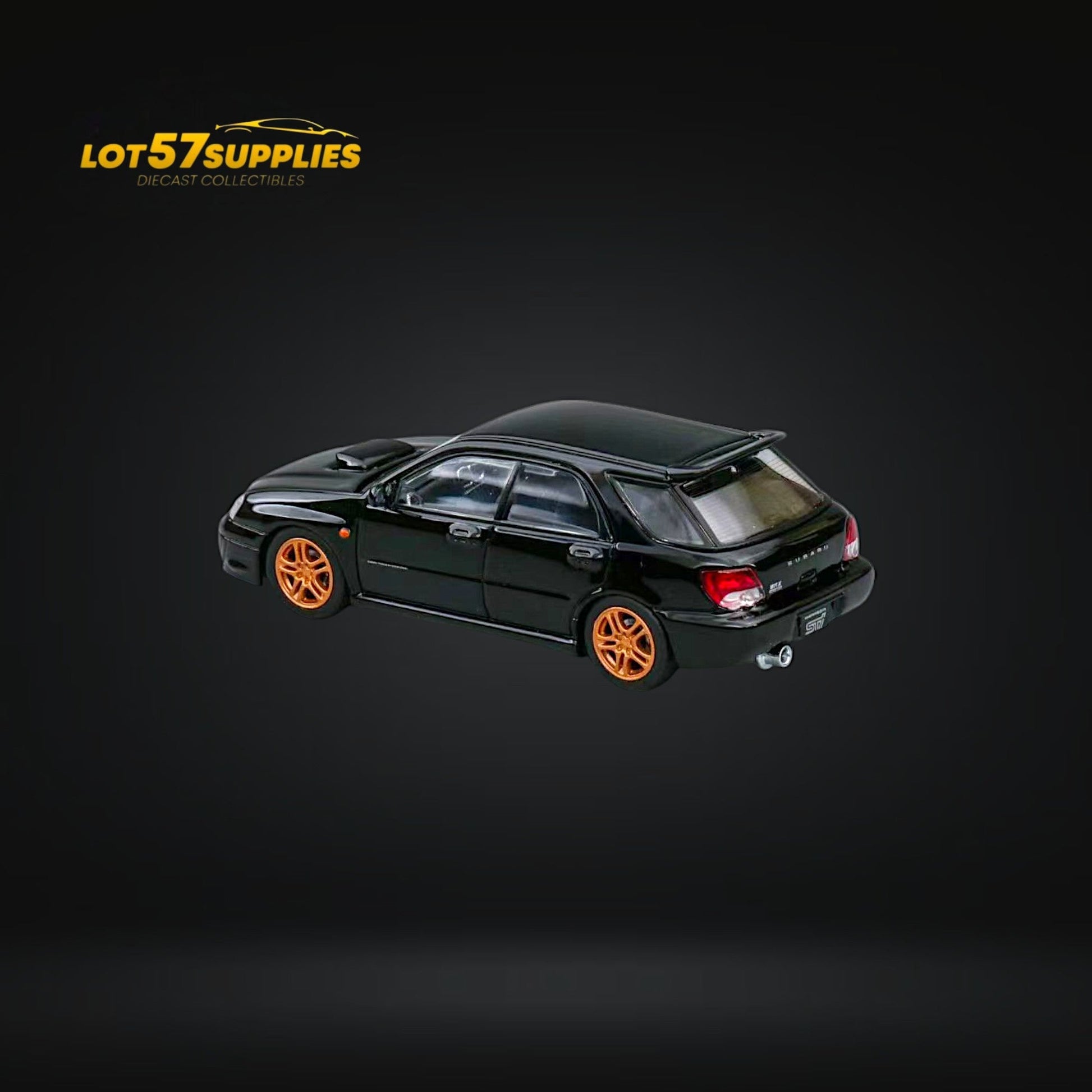 Furuya Subaru Impreza STi GD 8th Gen Wagon Black 1:64 - Evergreen Kings