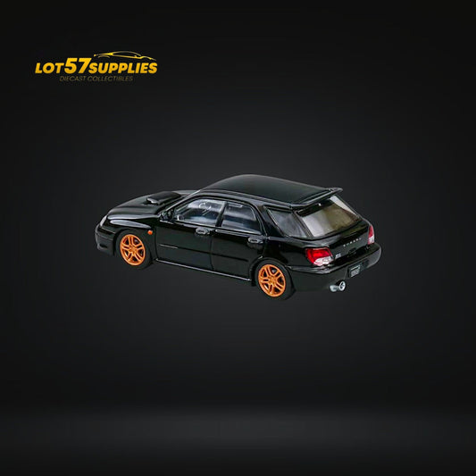 Furuya Subaru Impreza STi GD 8th Gen Wagon Black 1:64 - Evergreen Kings