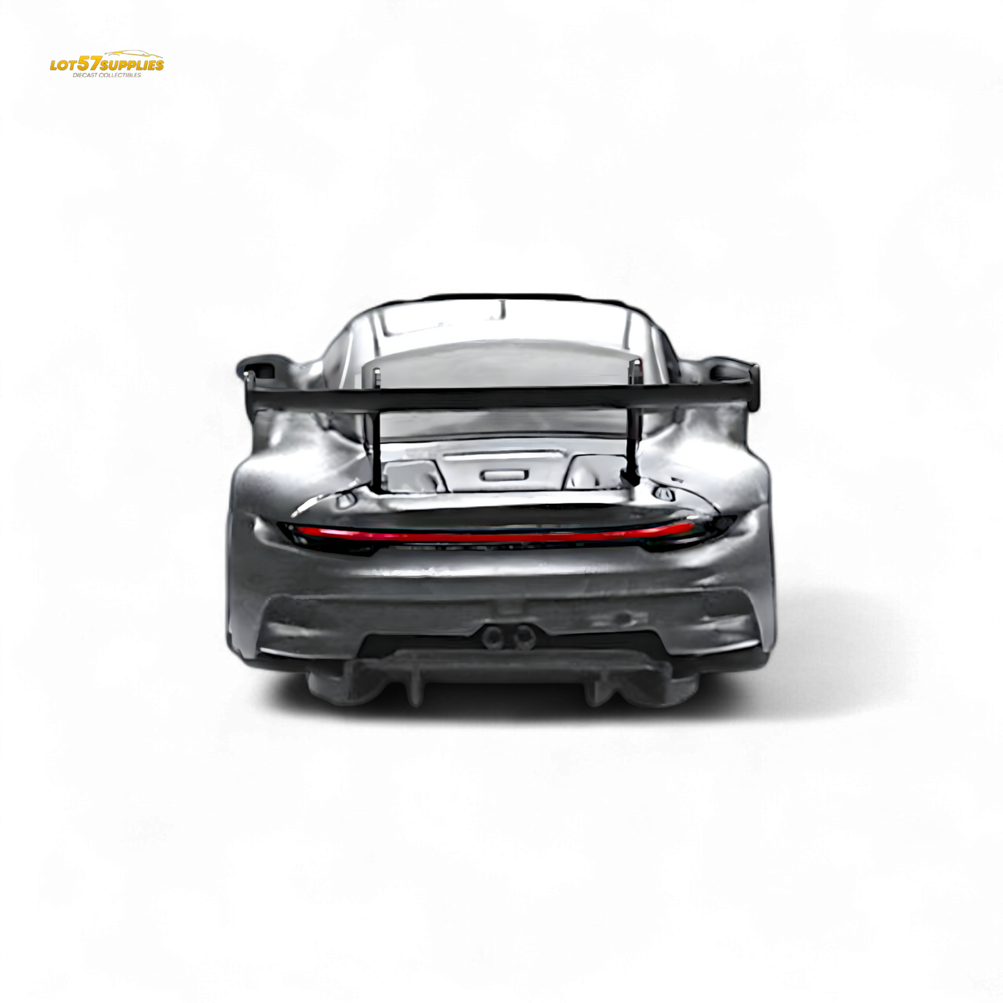 Star Race Porsche 911 GT3 Matte Silver 1:64 - Evergreen Kings
