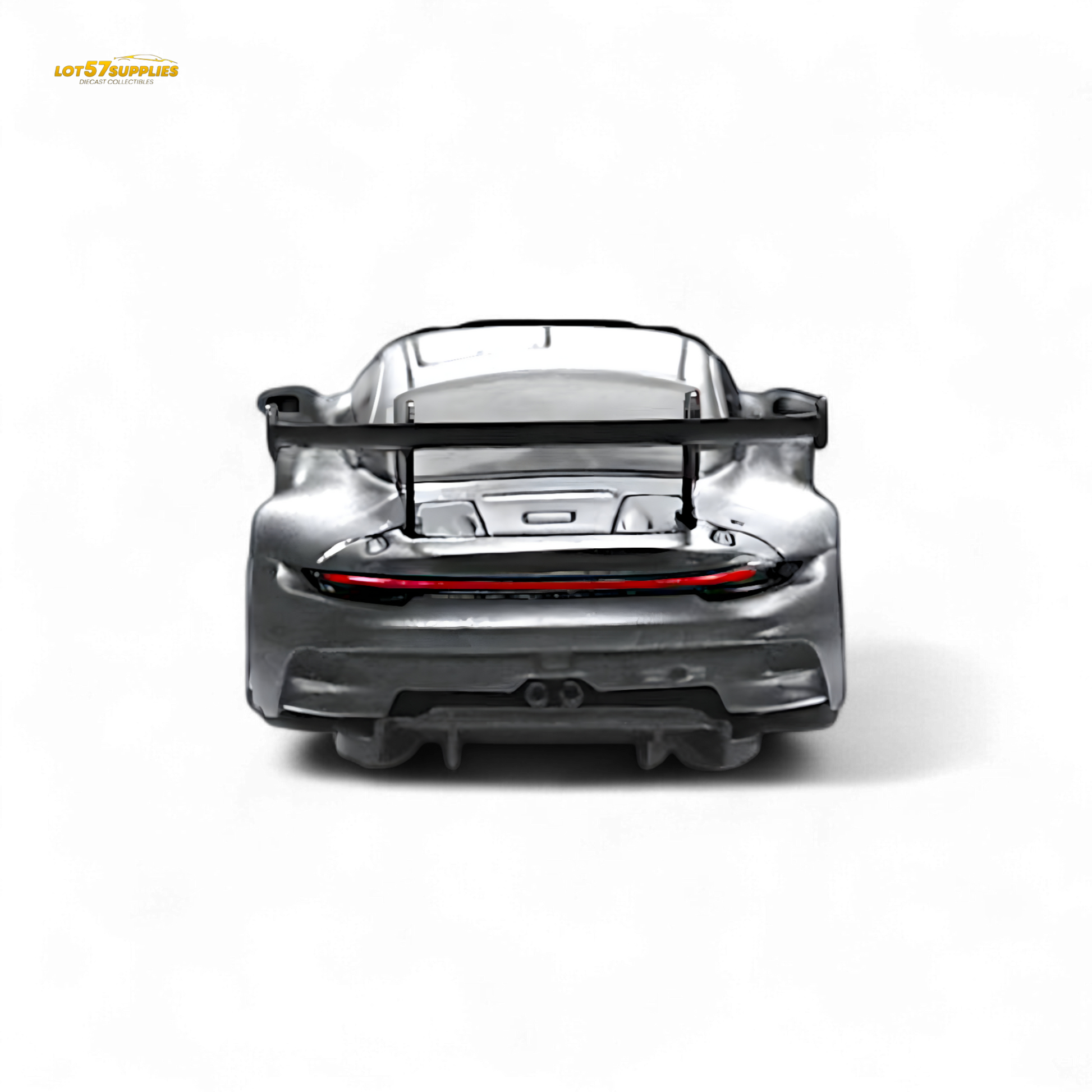 Star Race Porsche 911 GT3 Matte Silver 1:64 - Evergreen Kings