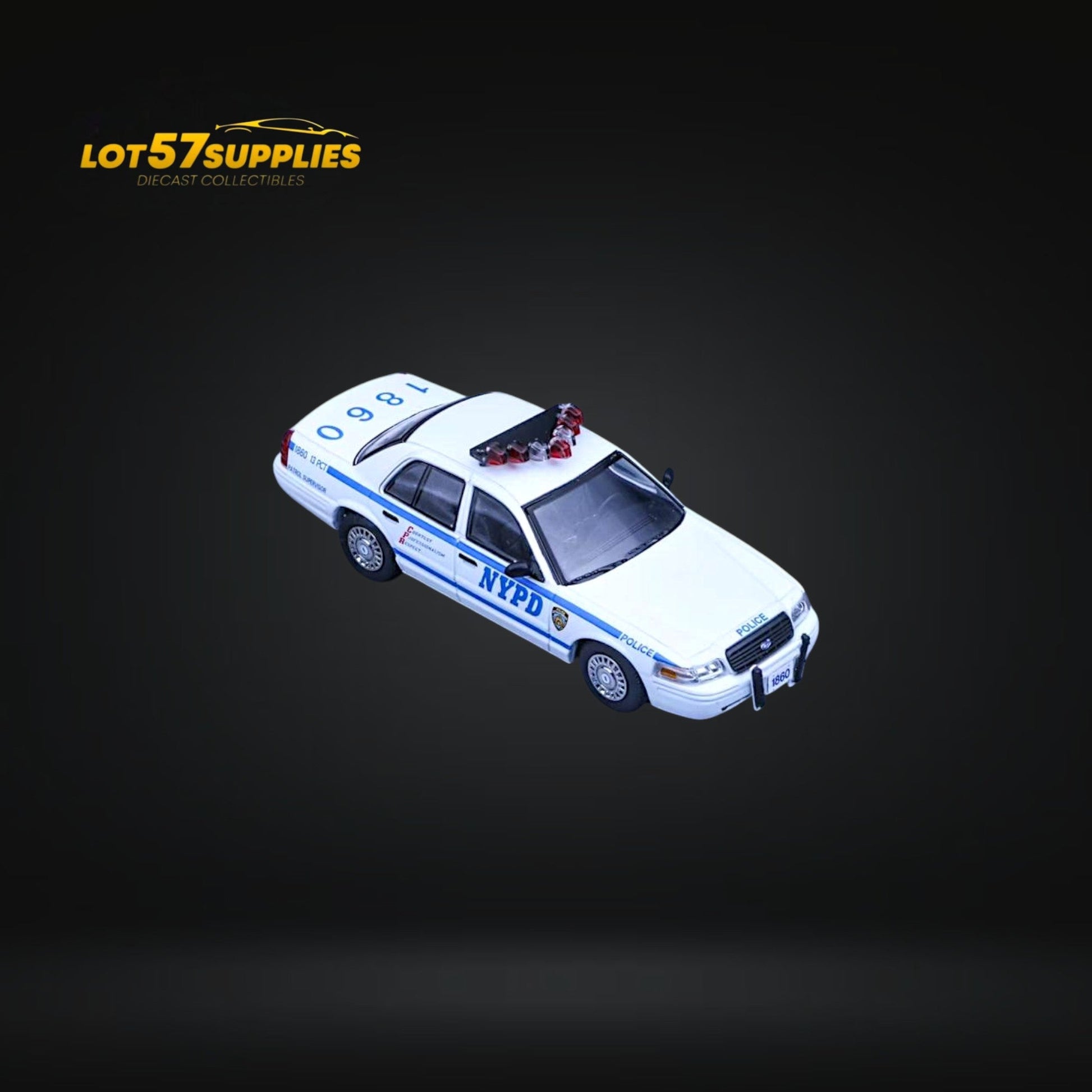 Rollin Ford Crown Victoria NYPD Patrol Supervisor 1:64 - Evergreen Kings