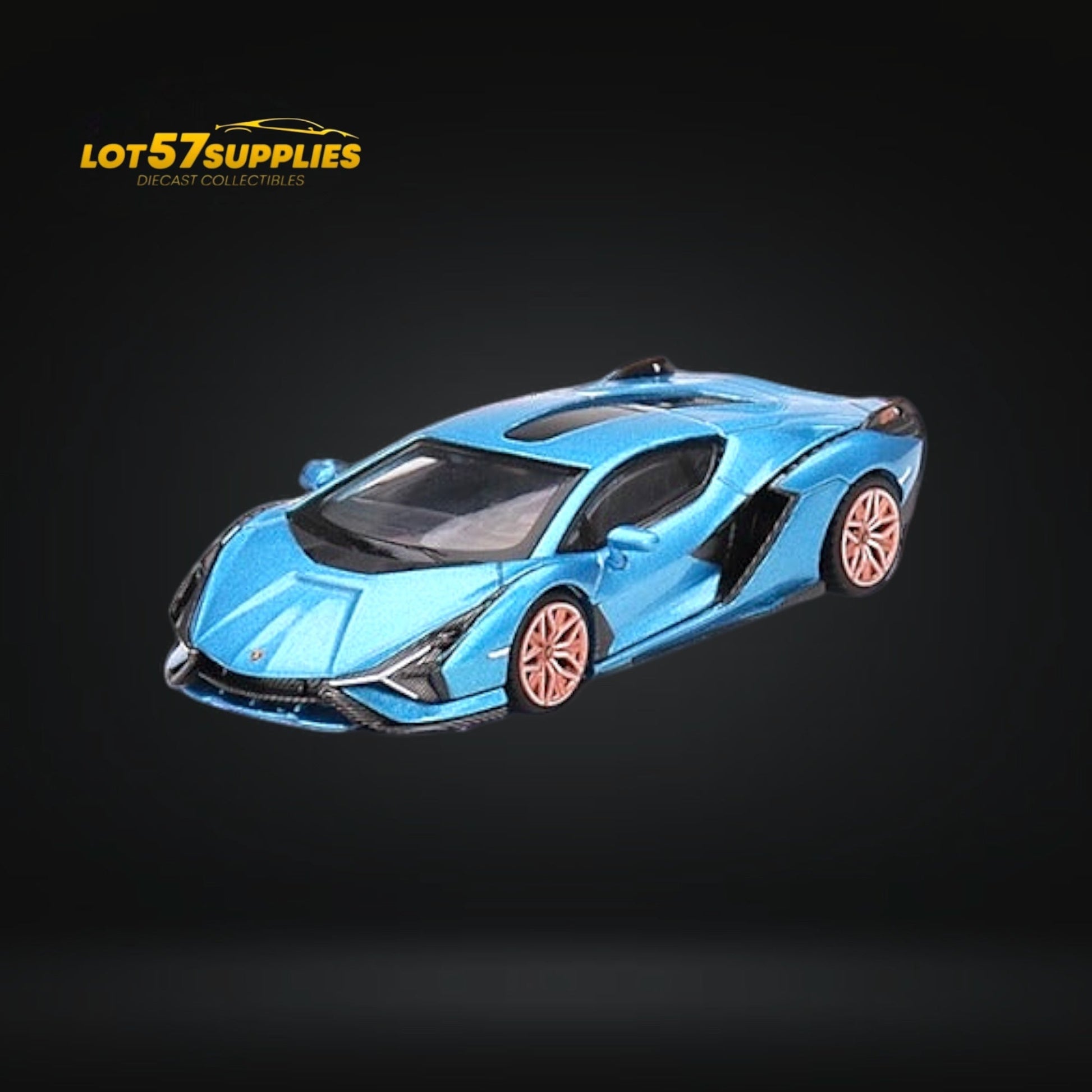 Mini-GT Lamborghini Sián FKP 37 Blu Aegir 1:64 - Evergreen Kings