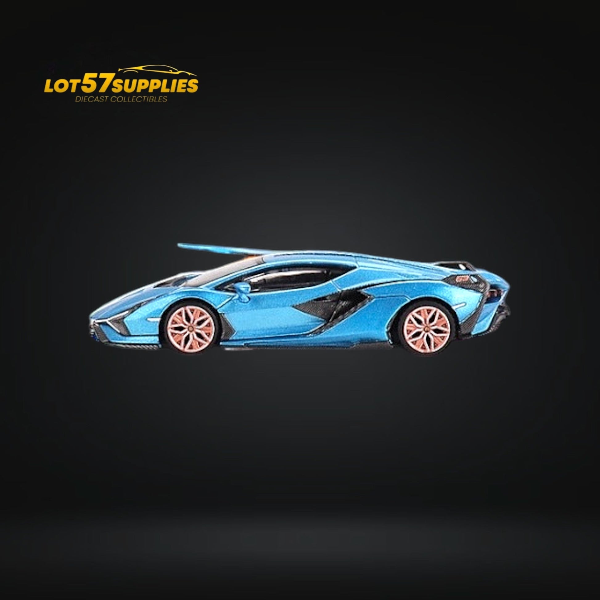Mini-GT Lamborghini Sián FKP 37 Blu Aegir 1:64 - Evergreen Kings