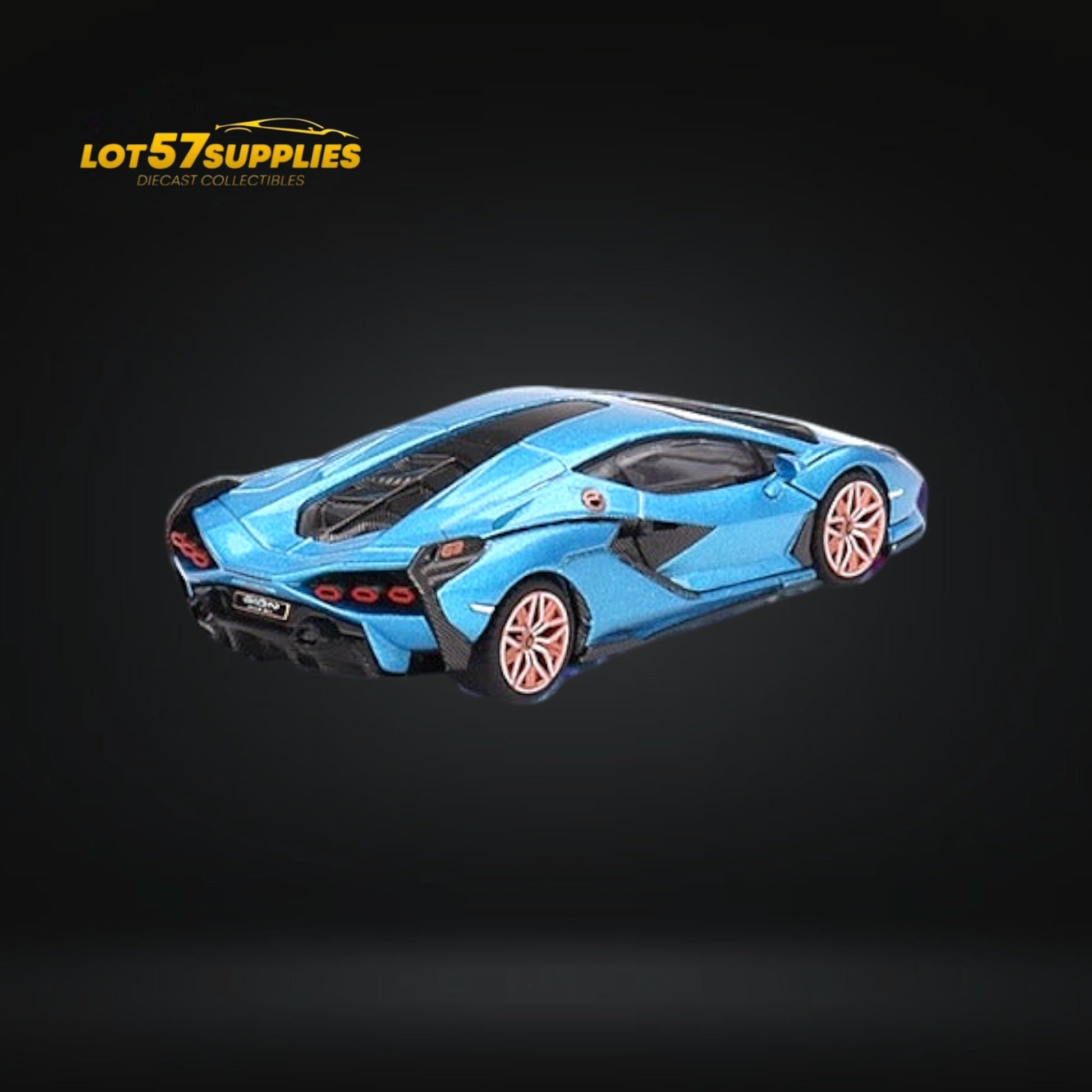 Mini-GT Lamborghini Sián FKP 37 Blu Aegir 1:64 - Evergreen Kings