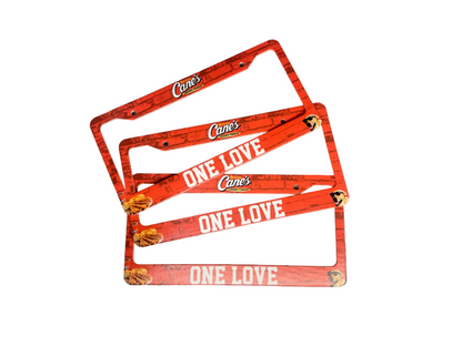 Raising Cane's License Plate Frame