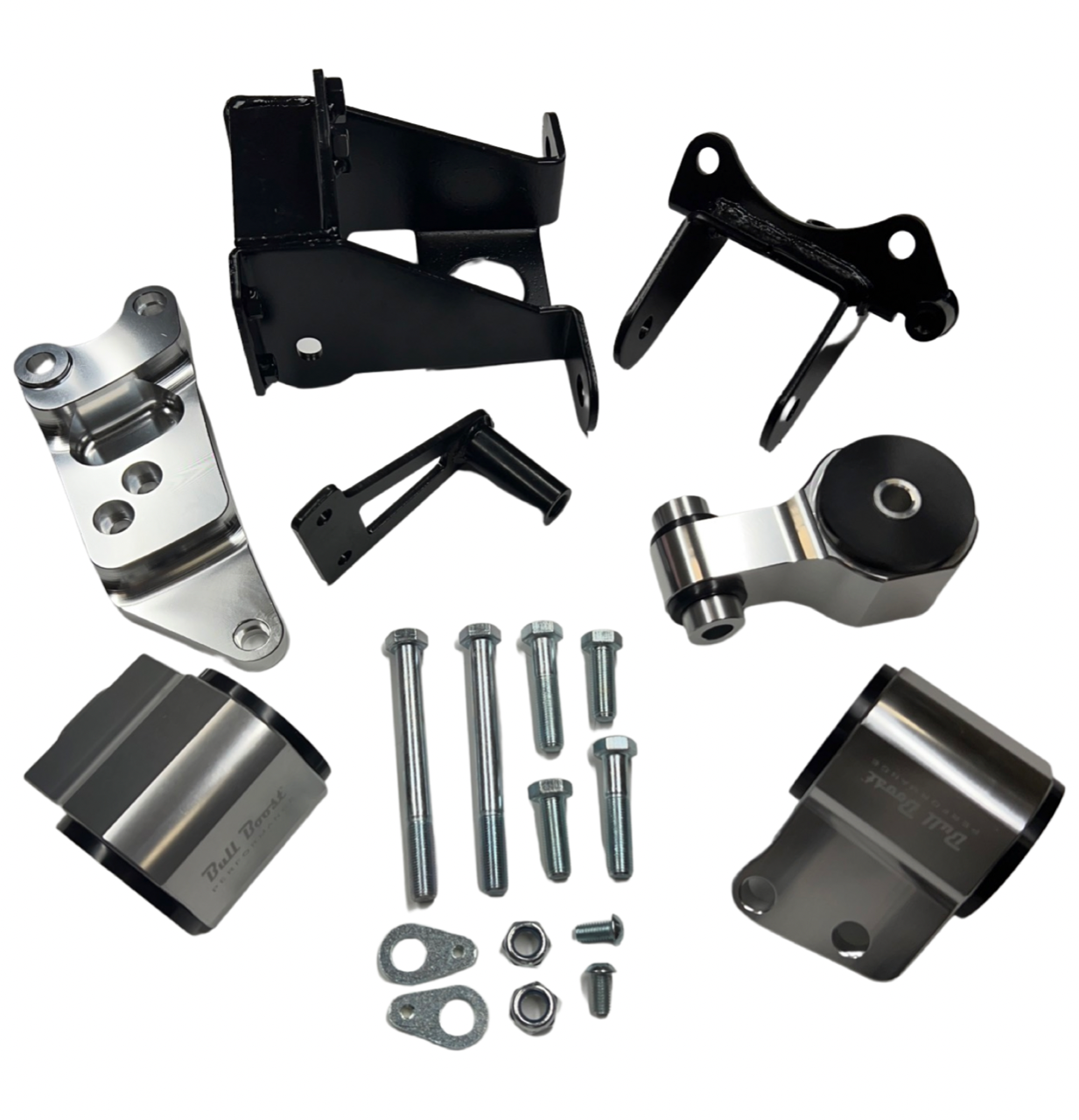Billet Engine Motor Mount Kit - 2006-2011 Honda Civic Si (K20 / K24, FA / FG, 8th Gen 2-Door)