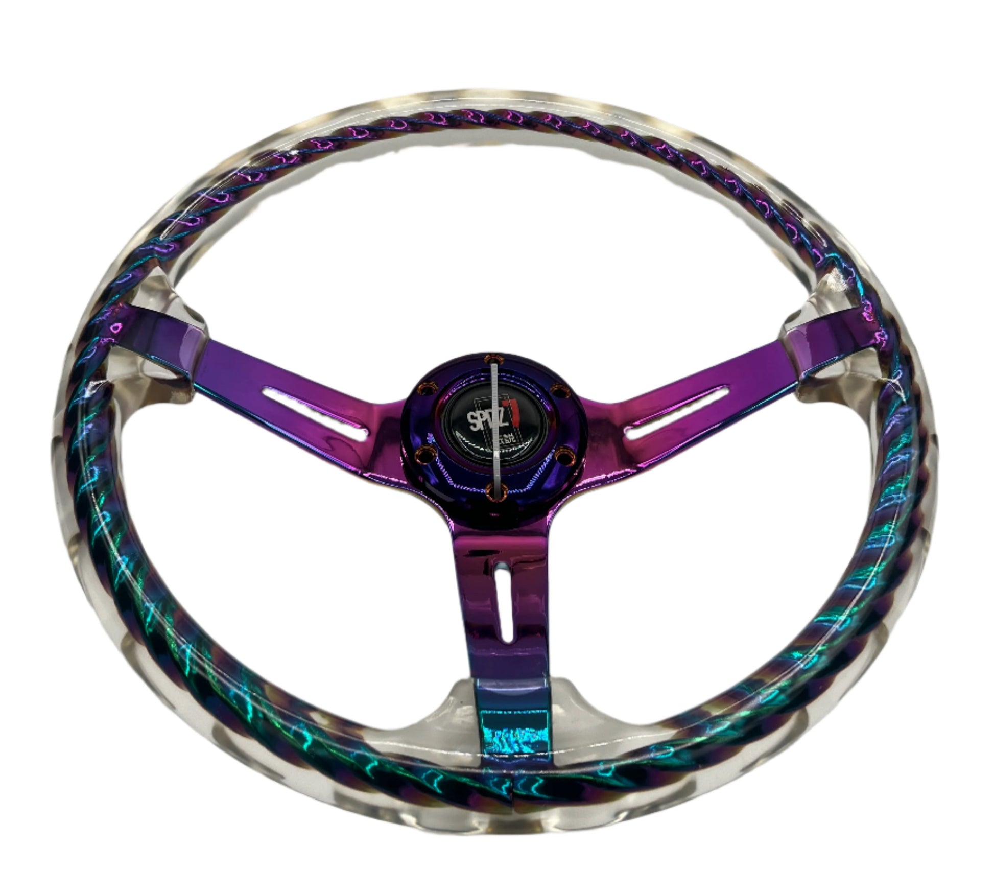 SPD Z1 Hitman V2 steering wheel by Speedzone Performance LLC in multiple colors, featuring ergonomic grip and sleek design.