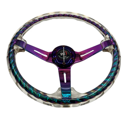 SPD Z1 Hitman V2 steering wheel by Speedzone Performance LLC in multiple colors, featuring ergonomic grip and sleek design.
