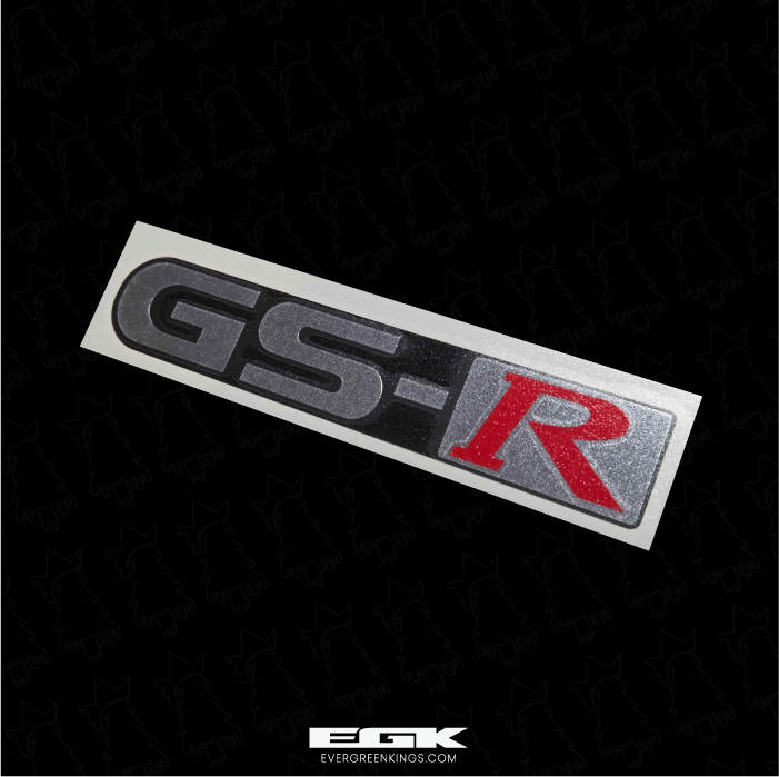 94-01 Integra GS-R Trunk Badge Decal