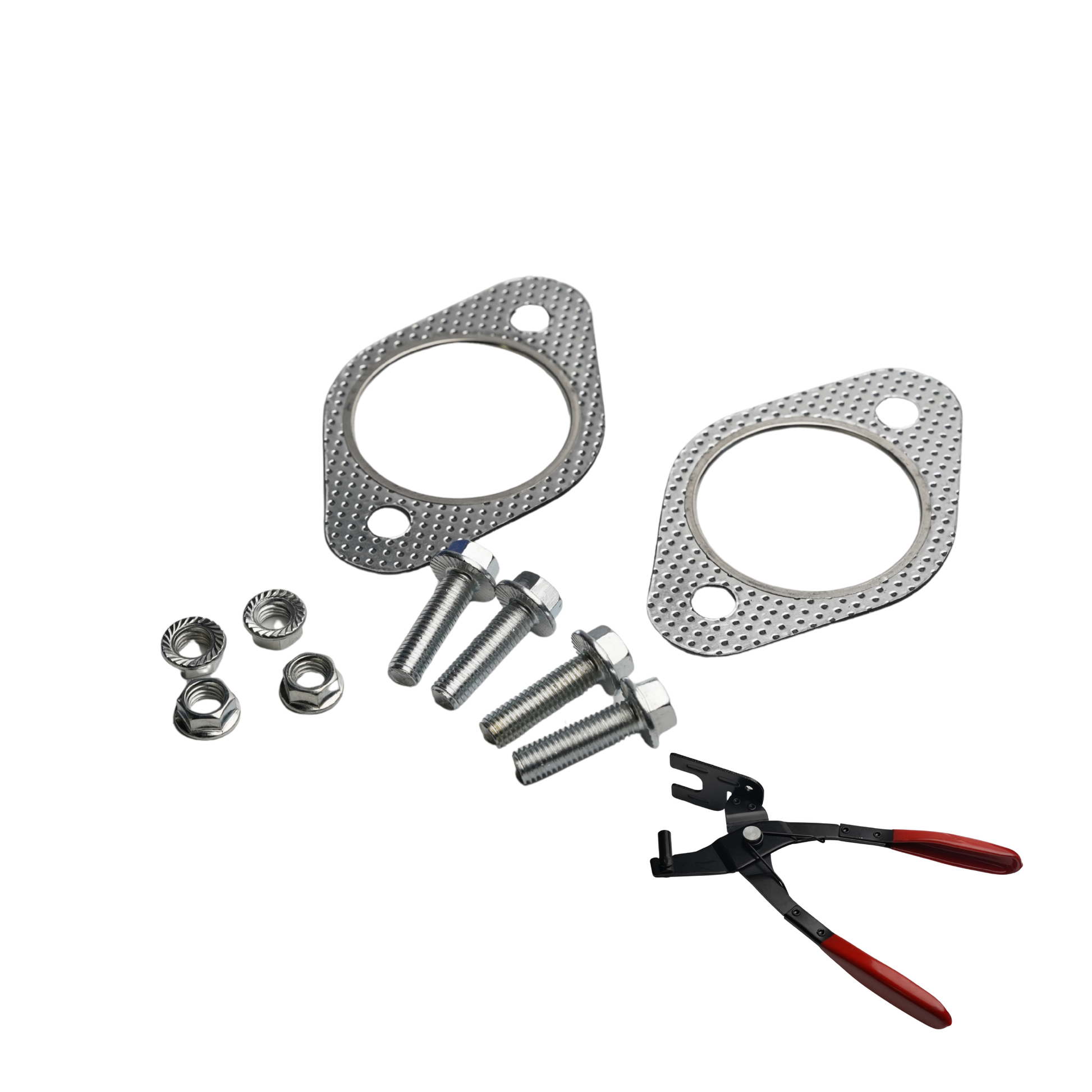 JDMuscle 22-25 WRX VB quad exit axle back exhaust system with muffler delete and four exhaust tips, vehicle side view