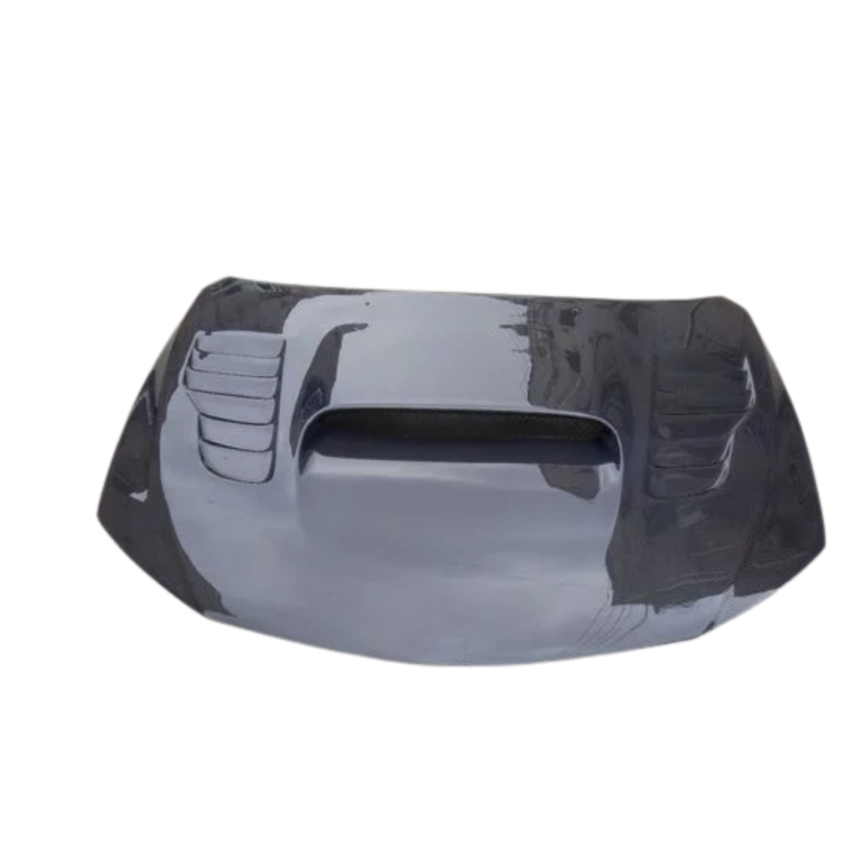 JDMuscle carbon fiber hood for 2008-2014 Subaru WRX/STI GVB/GRB models, lightweight and durable with a sleek finish.