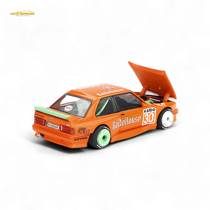 Mini GT x Kaido House BMW M3 E30 Orange 1:64 - Evergreen Kings