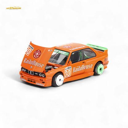 Mini GT x Kaido House BMW M3 E30 Orange 1:64 - Evergreen Kings