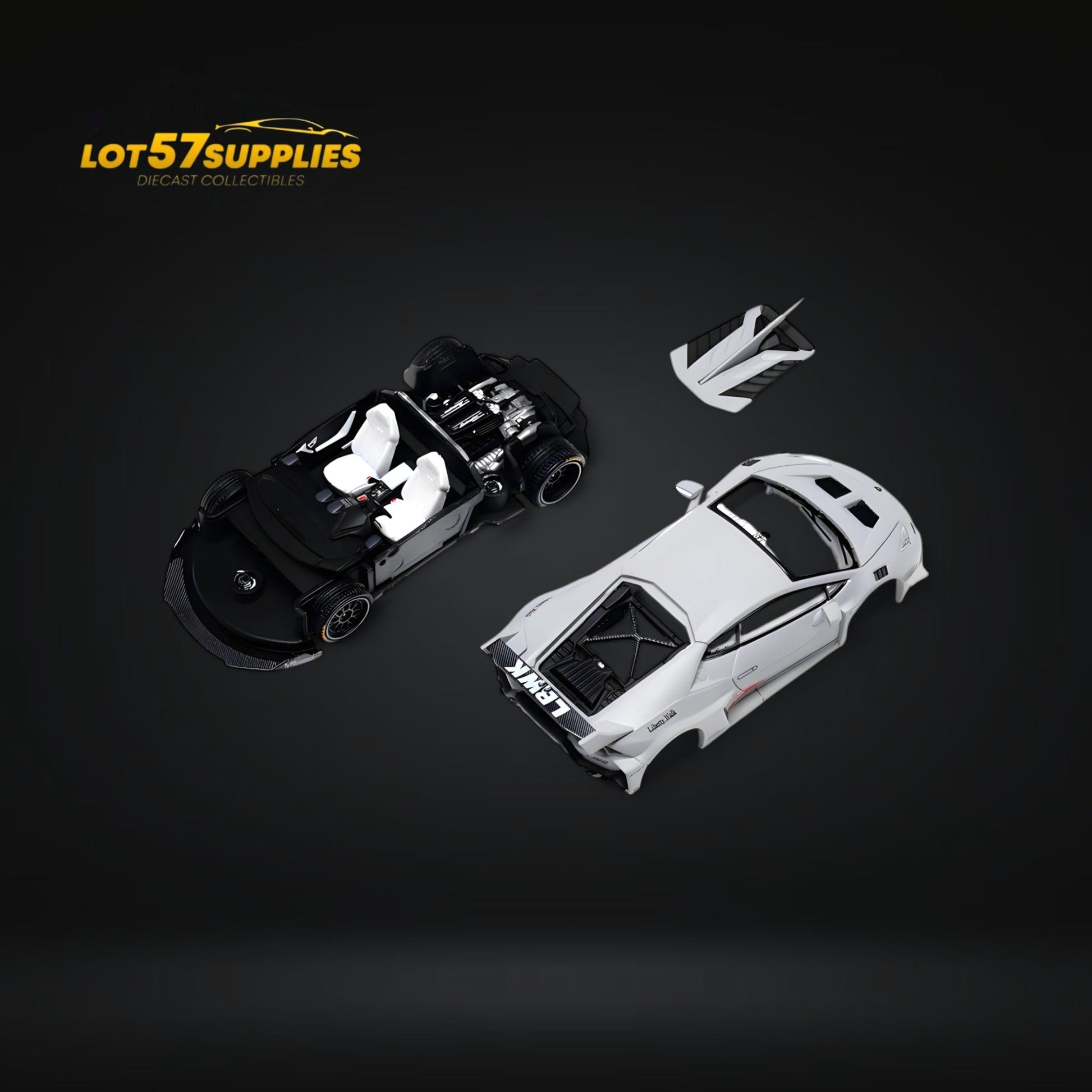 Pre-order King Model Lamborghini Huracan LBWK diecast car in Air Force Grey, 1:64 scale, detailed miniature Lamborghini model.