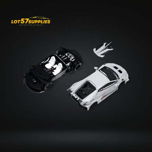 (Pre-Order) King Model Lamborghini Huracan LBWK Air Force Grey 1:64 - Evergreen Kings