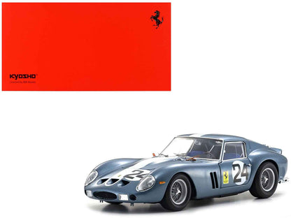 Ferrari 250 GTO #24 Phil Hill - Olivier Gendebien 2nd Place "Sebring 12 Hours" (1962) 1/18 Diecast Model Car by Kyosho