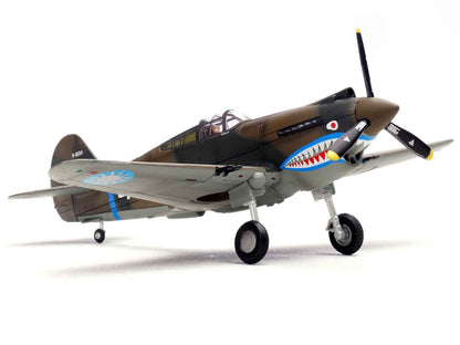 Curtiss P-40B/C Warhawk Fighter Aircraft "White 48 David Lee 'Tex' Hill 2nd Squadron Panda Bears Chinese Air Force Burma" (1942) 1st American Volunteer Group 1/72 Diecast Model Airplane by Legion