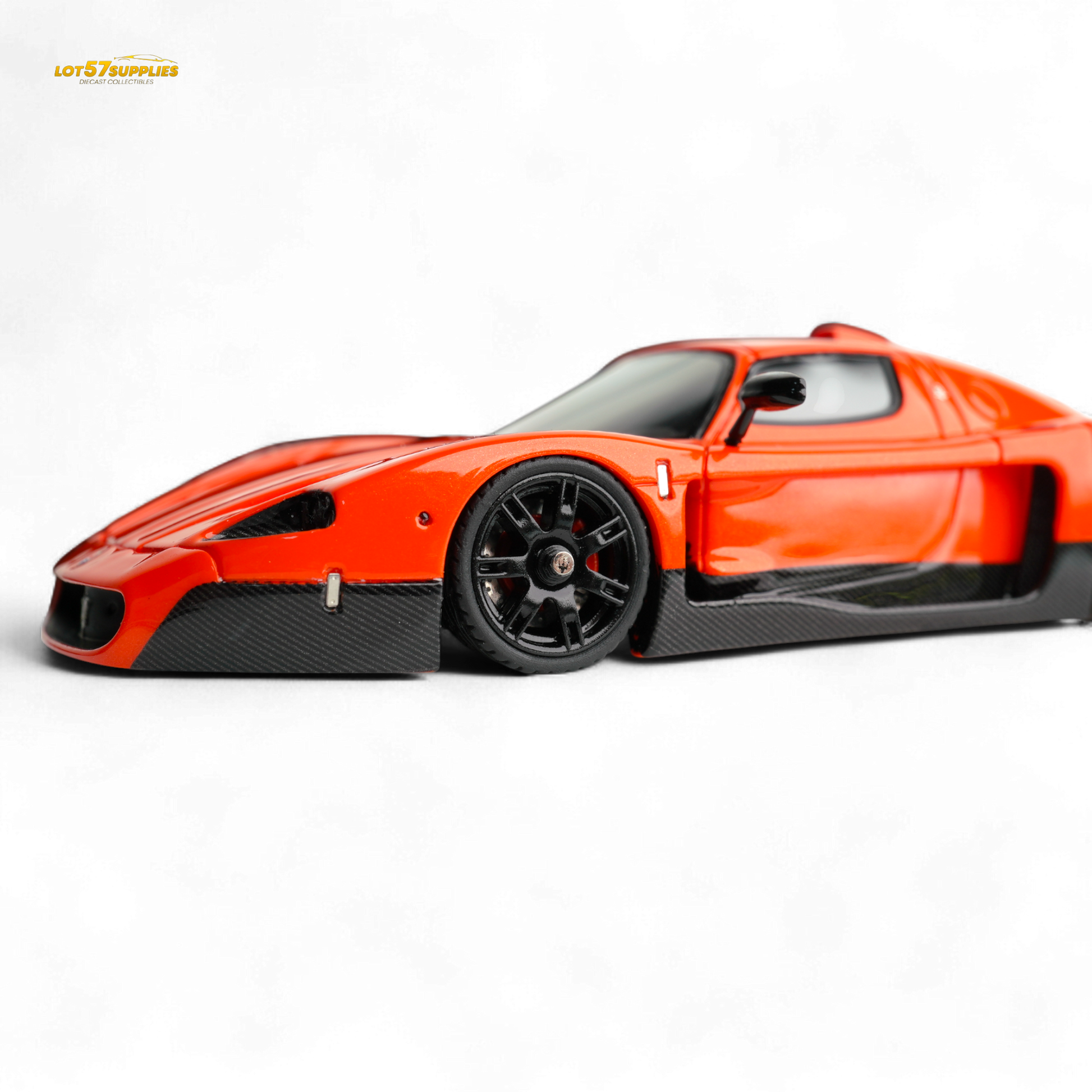 YM Model Maserati MC12 Stradale Corsa 2-Tone Orange 1:64 - Evergreen Kings