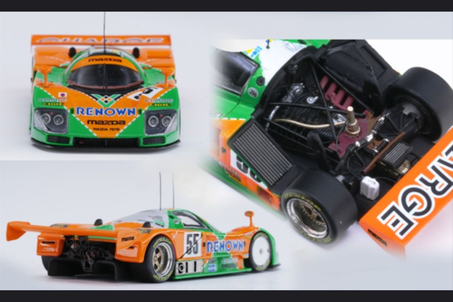 Pre-order YM Model Mazda 787b #55 diecast car in 1:64 scale, detailed Mazda race car collectible from Lot57Supplies Diecast Shop
