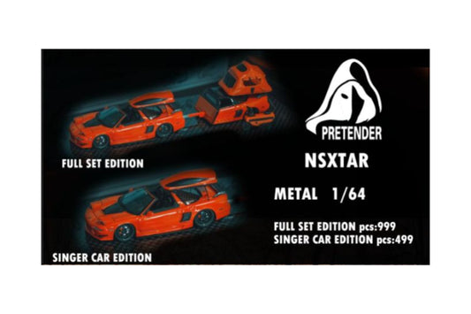 (Pre-Order) Pretender Honda NSX Chris Cuts Red 1:64 - Evergreen Kings