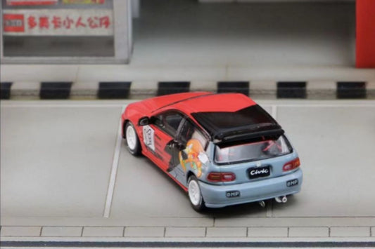Street Weapon Honda Civic EG6 Sonic livery 1:64 - Evergreen Kings