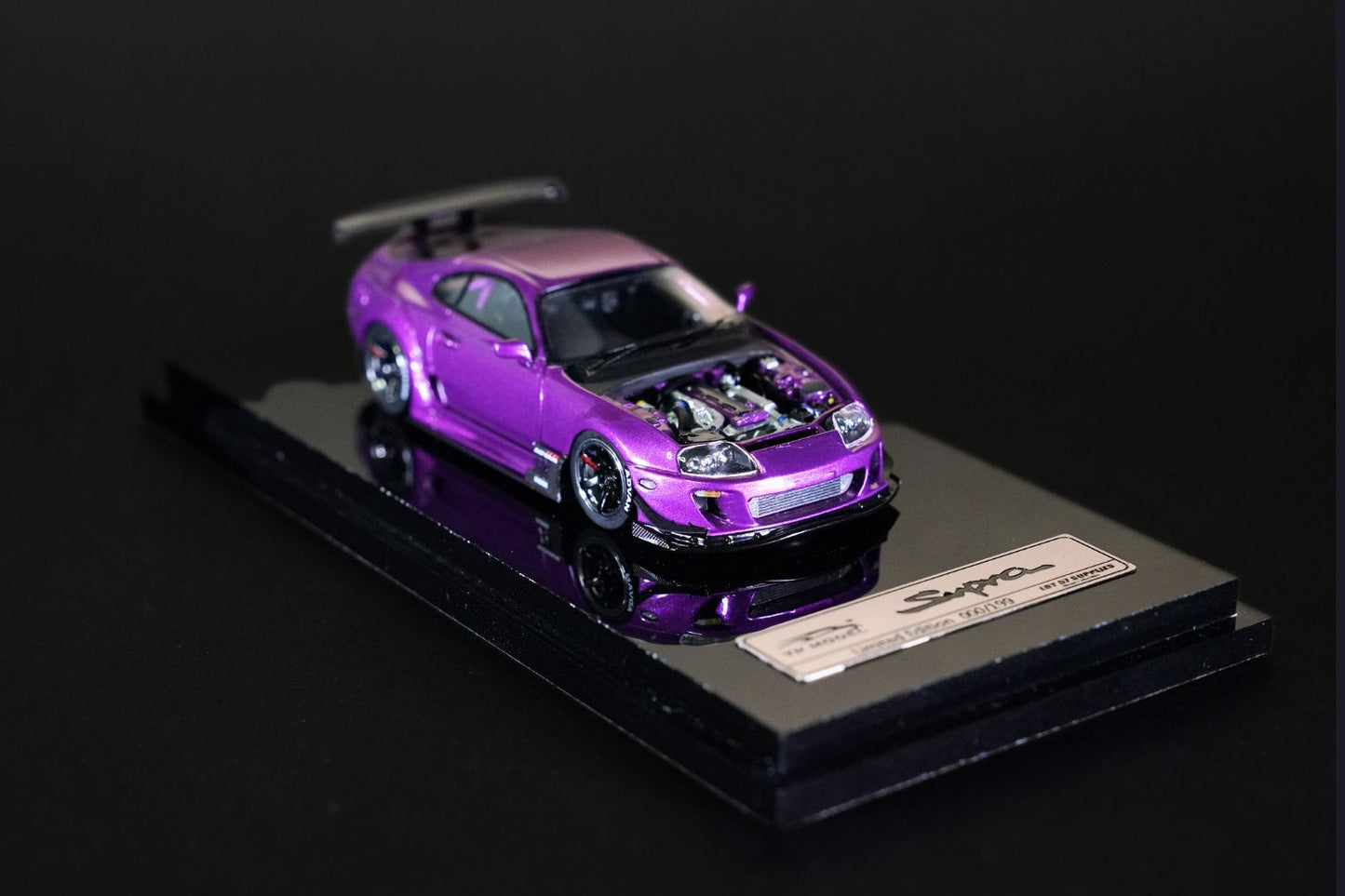 YM Model x Lot 57 Toyota Supra JZA80 1:64 - Evergreen Kings