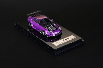 YM Model x Lot 57 Toyota Supra JZA80 1:64 - Evergreen Kings