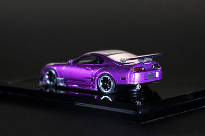 YM Model x Lot 57 Toyota Supra JZA80 1:64 - Evergreen Kings