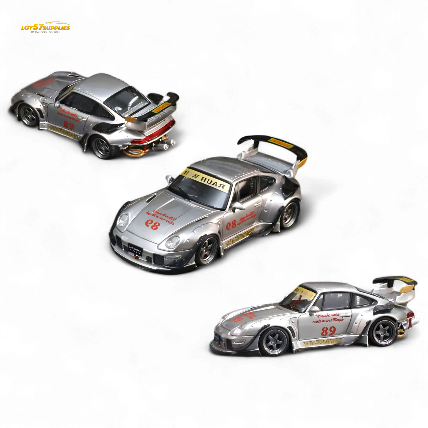 Street Weapon Porsche RWB 993 Heavenly Livery 1:64 - Evergreen Kings