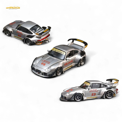 Street Weapon Porsche RWB 993 Heavenly Livery 1:64 - Evergreen Kings