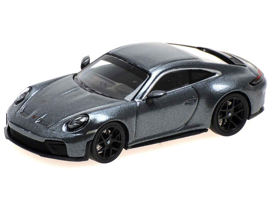 2025 Porsche 911 (992.2) GT3 Touring Gray Metallic Limited Edition to 240 pieces Worldwide 1/64 Diecast Model Car by Minichamps