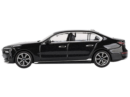 BMW i7 xDrive60 Black Sapphire Limited Edition 1/64 Diecast Model Car by Mini GT