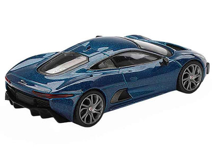 Jaguar C-X75 Blue Metallic Limited Edition 1/64 Diecast Model Car by Mini GT