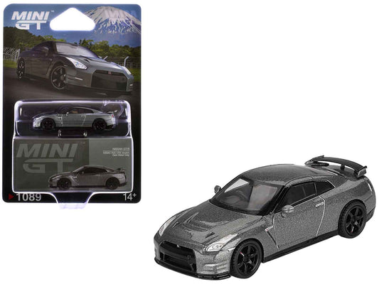 Nissan GT-R Nismo R35 CRS Version RHD (Right Hand Drive) Dark Metal Gray Metallic Limited Edition 1/64 Diecast Model Car by Mini GT