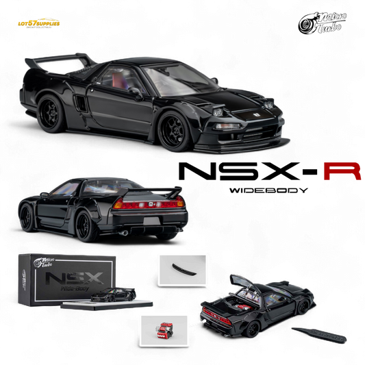 Microturbo NSX-R WideBody - Gloss Black 1:64 - Evergreen Kings