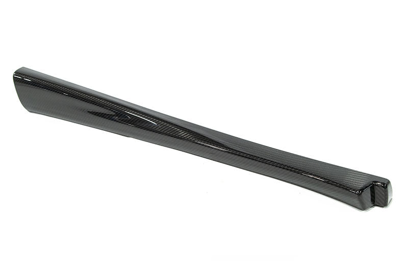 OLM LE Carbon Fiber upper front door panels for 2022+ Subaru WRX, interior trim with sleek carbon fiber finish.